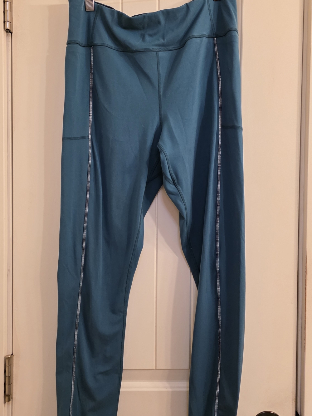 Women' Smartwool Teal Active Leggings XL
